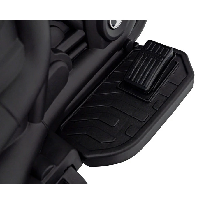 Дитячий акумуляторний мотоцикл Чоппер FASTER, Червоний + FM Радіо + Аудіо панель + LED