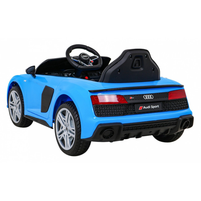 Детская аккумуляторная машинка Audi R8 LIFT Синяя