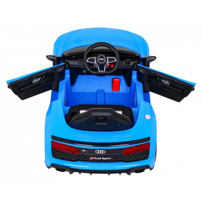 Детская аккумуляторная машинка Audi R8 LIFT Синяя