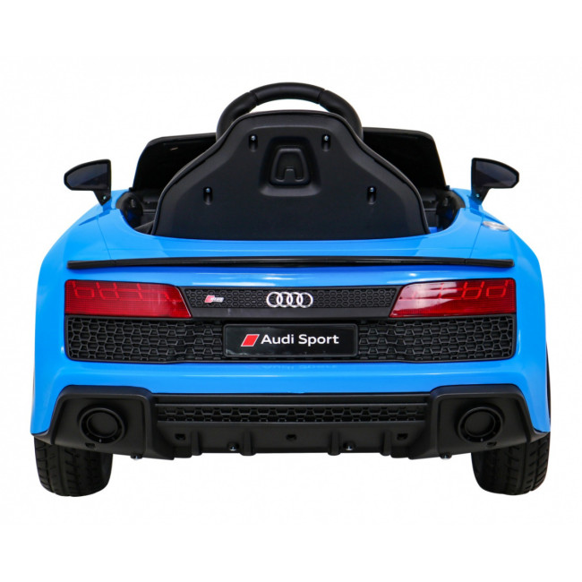Детская аккумуляторная машинка Audi R8 LIFT Синяя
