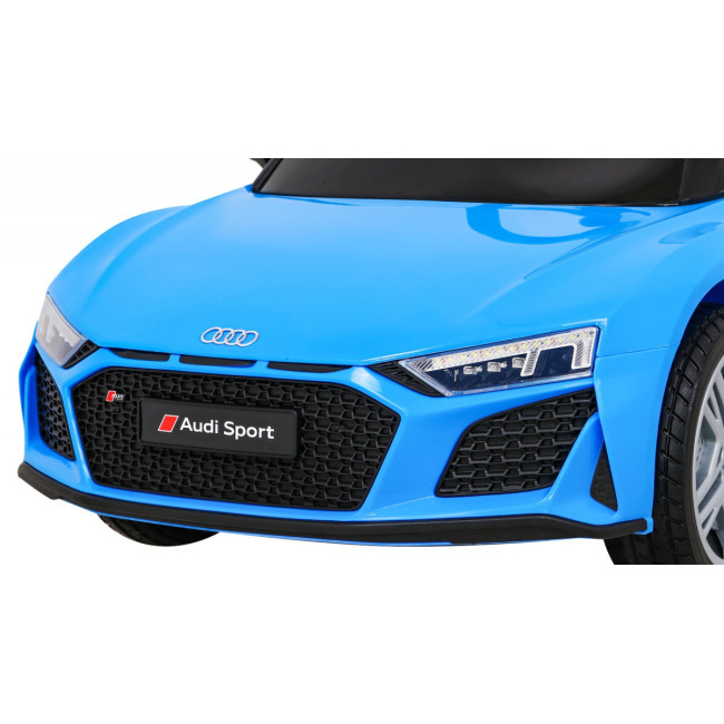 Детская аккумуляторная машинка Audi R8 LIFT Синяя
