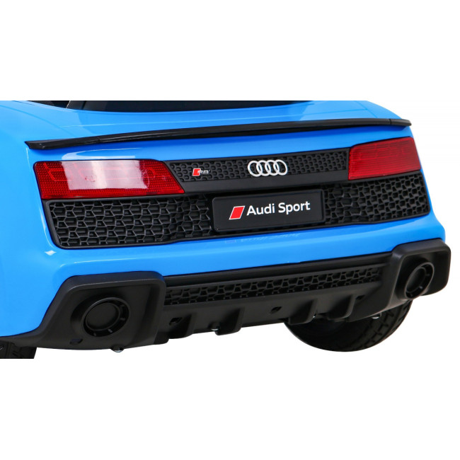 Детская аккумуляторная машинка Audi R8 LIFT Синяя