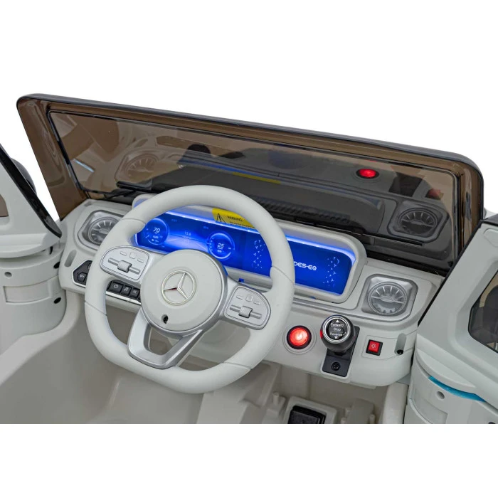 Детский аккумуляторный автомобиль Mercedes Benz EQG White