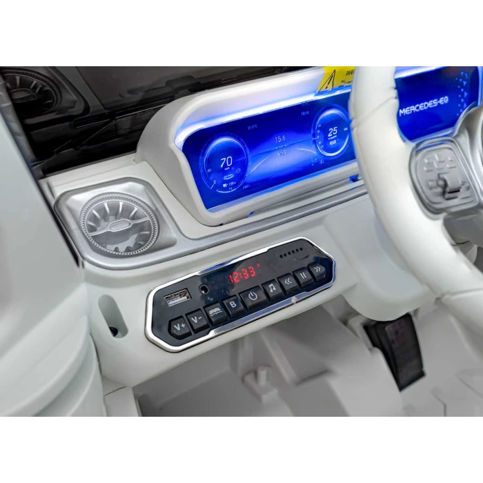 Детский аккумуляторный автомобиль Mercedes Benz EQG White
