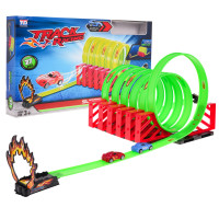 Экстремальный гоночный трек для детей 3+ Элементы конструкции 27 шт. + 2 раллийные машины + 6 петель