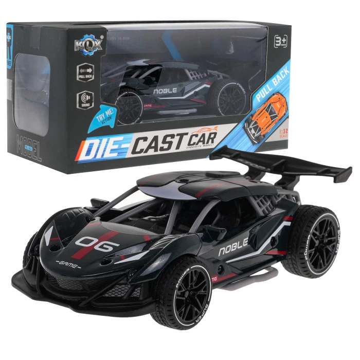 Машинка NOBLE для детей 3+ Модель 1:32 + Металлический кузов + Резиновые колеса + Pull Back Drive + Звуки