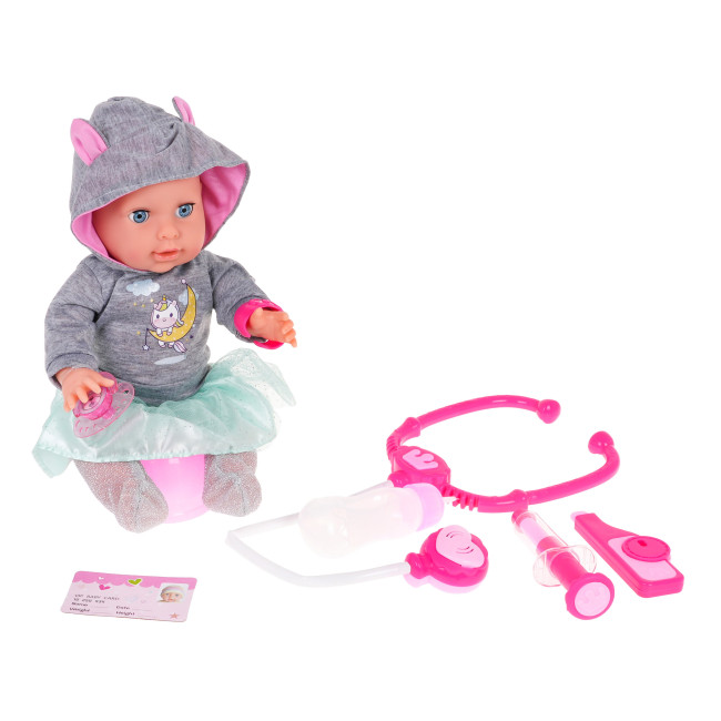 Інтерактивна лялька Маруся + аксесуари лікаря для дітей 3+