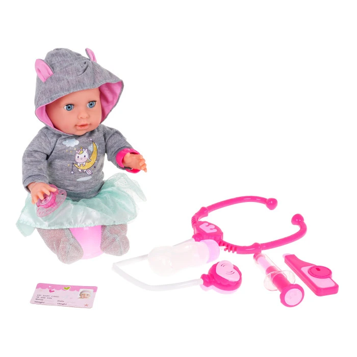 Інтерактивна лялька Маруся + аксесуари лікаря для дітей 3+