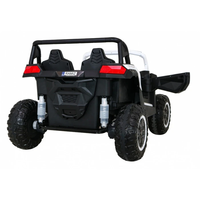 Дитячий акумуляторний баггі для 2 дітей Білий