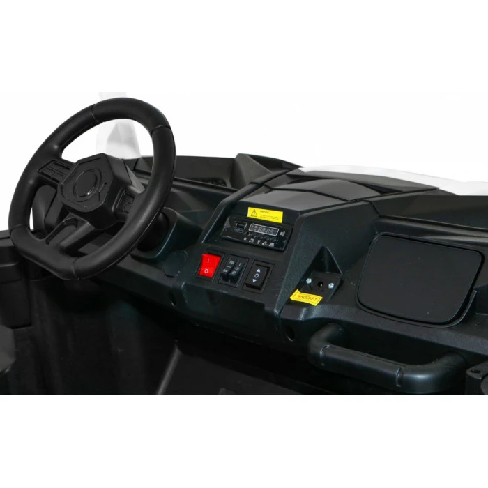 Дитячий акумуляторний баггі для 2 дітей Білий