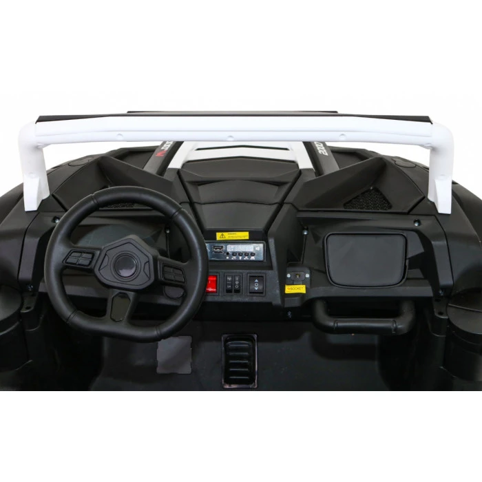 Дитячий акумуляторний баггі для 2 дітей Білий