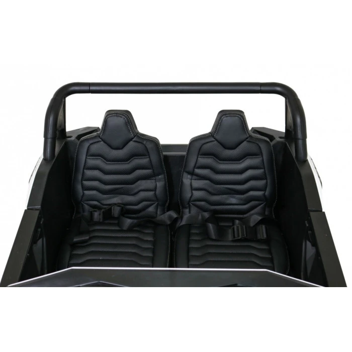 Дитячий акумуляторний баггі для 2 дітей Білий