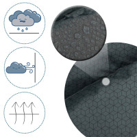 Конверт Elmi Ricokids для коляски и санок, графитовый