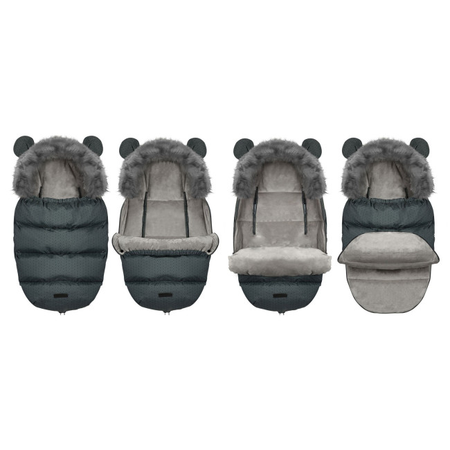 Конверт Elmi Ricokids для коляски и санок, графитовый