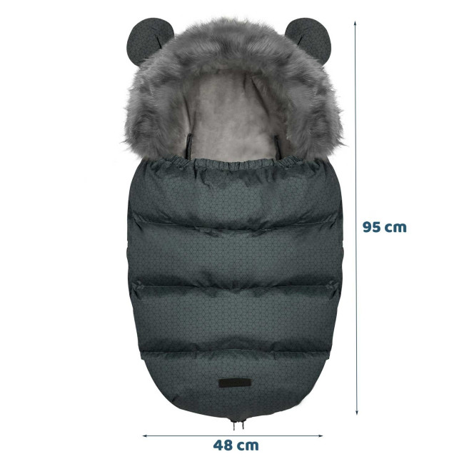 Конверт Elmi Ricokids для коляски и санок, графитовый
