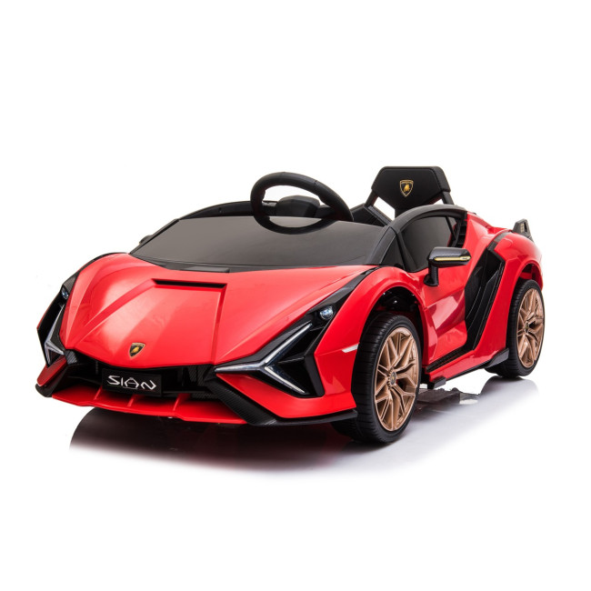 Lamborghini SIAN на аккумуляторе для детей Красный + Пульт + EVA + Free Start + Audio LED