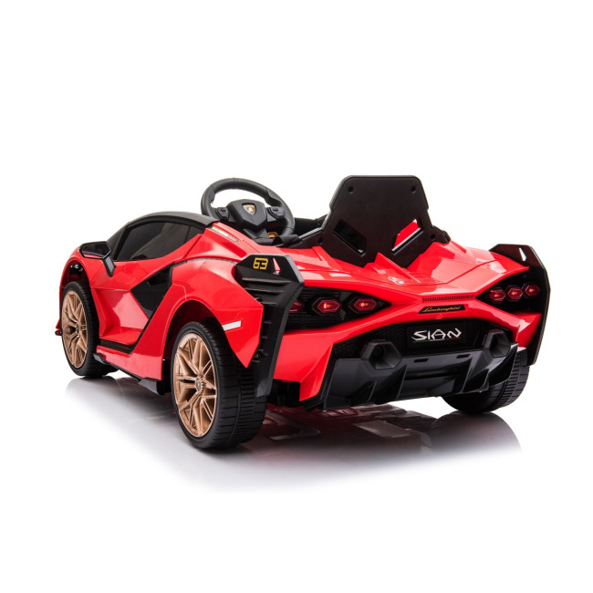 Lamborghini SIAN на аккумуляторе для детей Красный + Пульт + EVA + Free Start + Audio LED