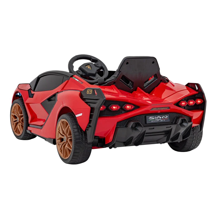 Lamborghini SIAN на аккумуляторе для детей Красный + Пульт + EVA + Free Start + Audio LED