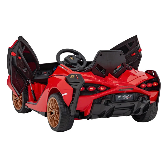Lamborghini SIAN на аккумуляторе для детей Красный + Пульт + EVA + Free Start + Audio LED
