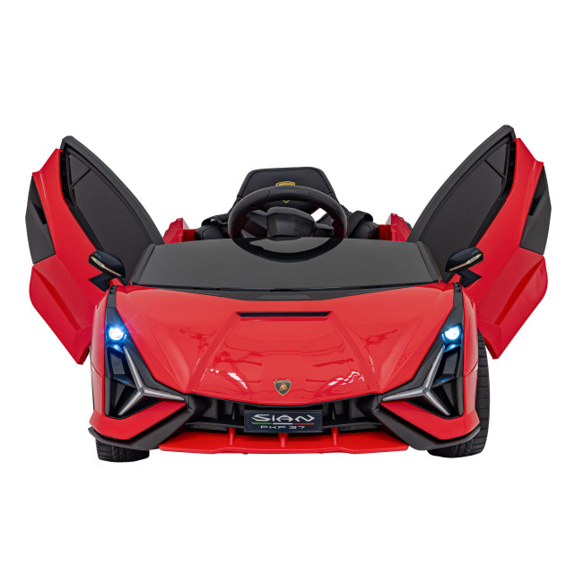 Lamborghini SIAN на аккумуляторе для детей Красный + Пульт + EVA + Free Start + Audio LED