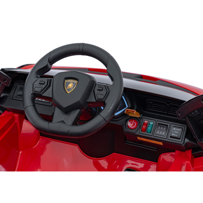Lamborghini SIAN на аккумуляторе для детей Красный + Пульт + EVA + Free Start + Audio LED