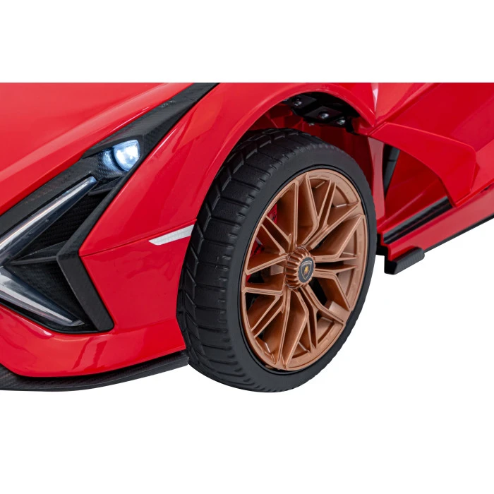 Lamborghini SIAN на аккумуляторе для детей Красный + Пульт + EVA + Free Start + Audio LED