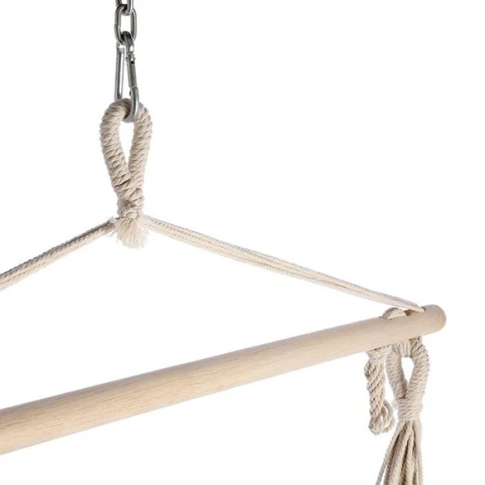 Гамак-кресло подвесное одноместное NILS CAMP NC3107, 103 х 99 см - зелено-синее