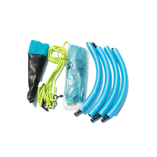 Качели с палаткой Hudora 72152 Nest Swing Pirate 190 х 123 см - синяя