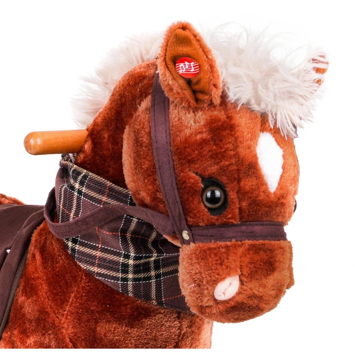 Лошадка качалка Ramiz TM151, коричневая