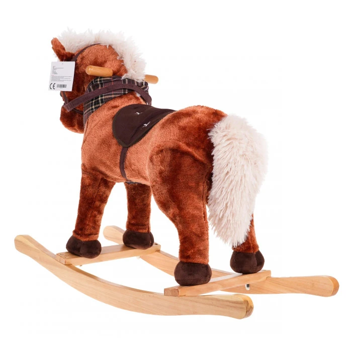 Лошадка качалка Ramiz TM151, коричневая