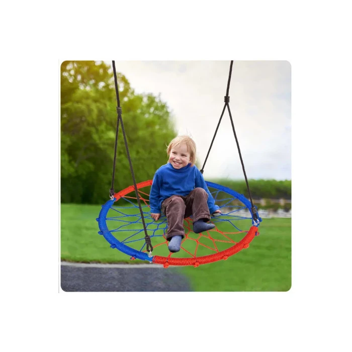 Качели Аист гнездо Neo-Sport SWINGO 95 см - сине-красная