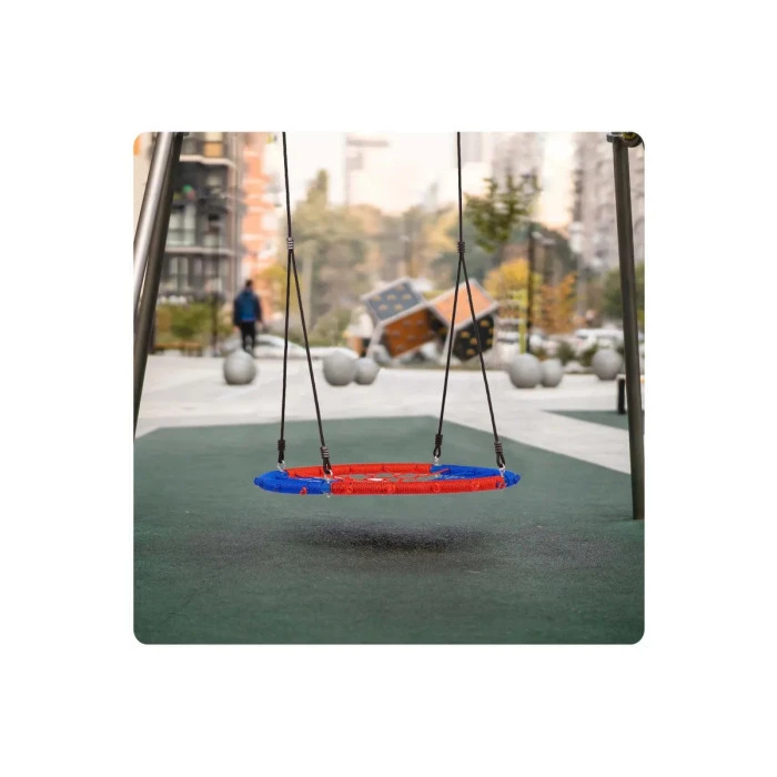 Качели Аист гнездо Neo-Sport SWINGO 95 см - сине-красная