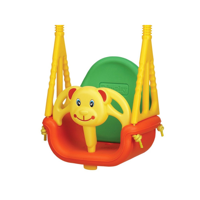 Качели-сиденья «Мишка» 3-в-1 Edu-Toys, 130 х 162 см - разноцветная