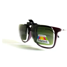 Полярізаційна накладка на окуляри, темно-зелена