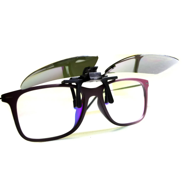 Полярізаційна накладка на окуляри, темно-зелена