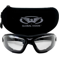 Окуляри захисні фотохромні Global Vision Shorty Photochromic (clear) Anti-Fog,прозорі
