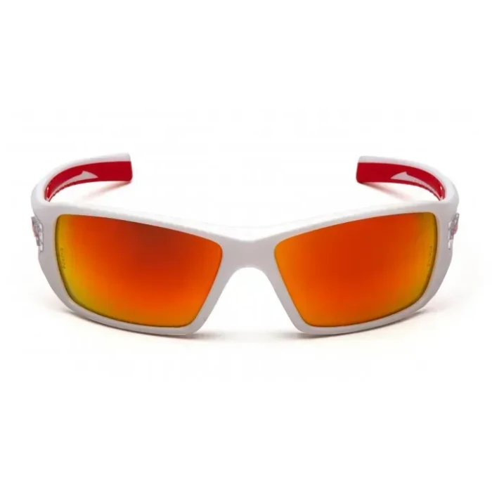 Окуляри захисні Pyramex Velar White, червоні