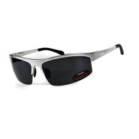 Окуляри поляризаційні BluWater Alumination-5 Silver Polarized, чорні