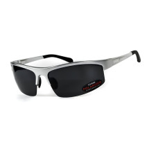 Окуляри поляризаційні BluWater Alumination-5 Silver Polarized, чорні