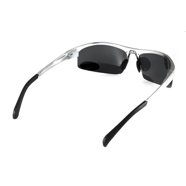 Окуляри поляризаційні BluWater Alumination-5 Silver Polarized, чорні