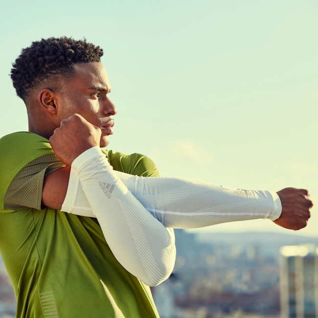 Компрессионные рукава ADIDAS белые L/XL ADSL-13025WH