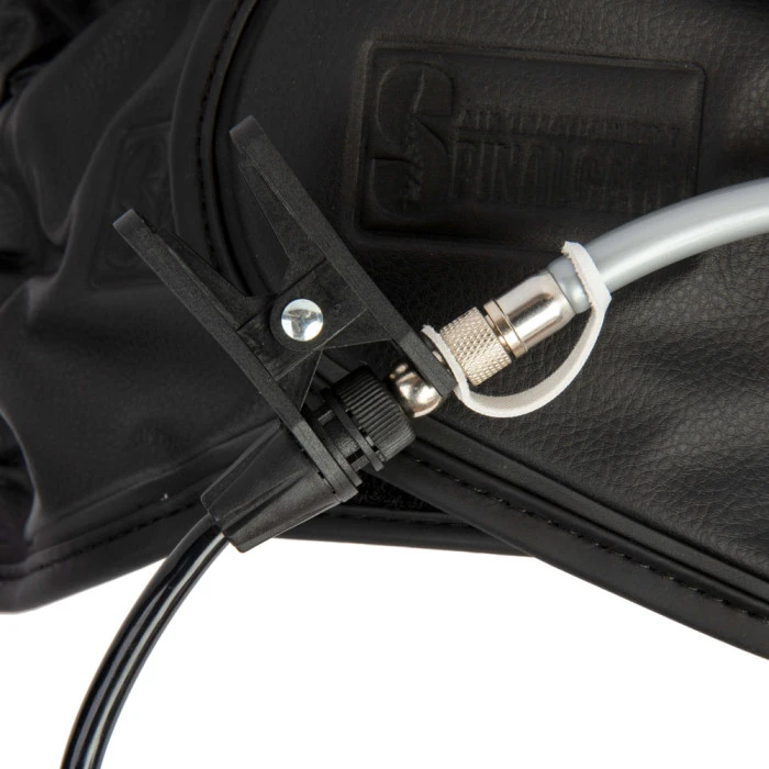 Поясничный декомпрессионный пояс inSPORTline Lombes - черный/М