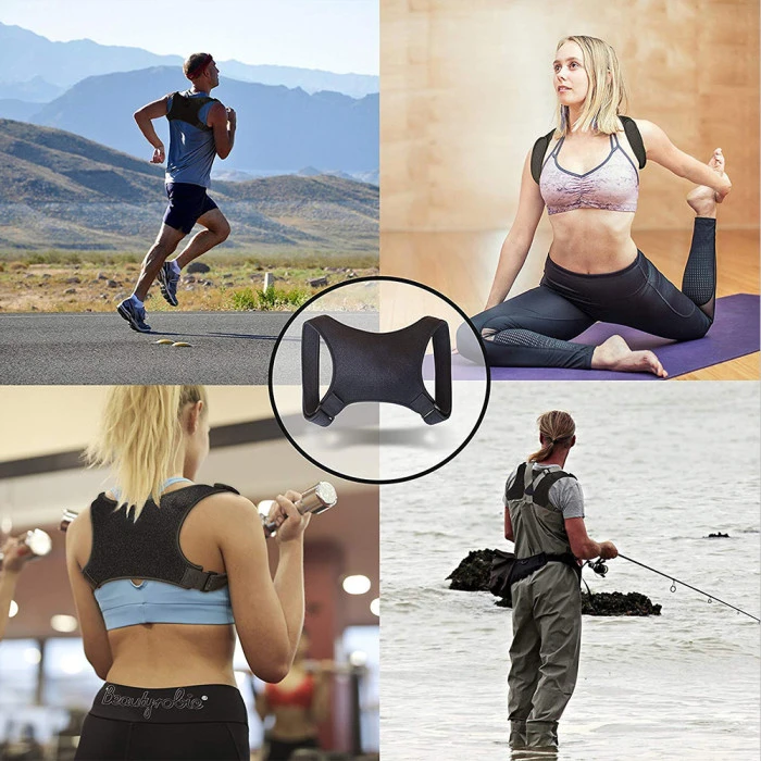 Корректор осанки ортопедический inSPORTline Postcor - черный