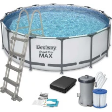 Бассейн каркасный 11в1 Bestway 56438 Steel Pro Max 457 см
