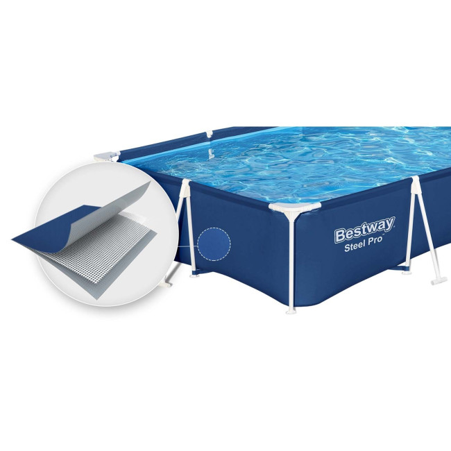 Бассейн каркасный прямоугольный 16в1 Bestway 56404N, 300 x 201 x 66 см