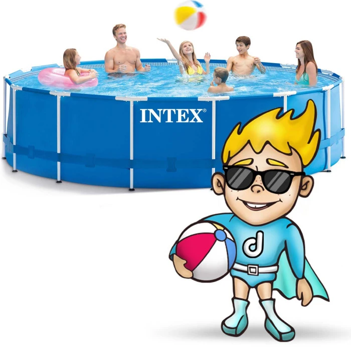 Басейн каркасний 17в1 INTEX 28242, 457 x 122 см, синій