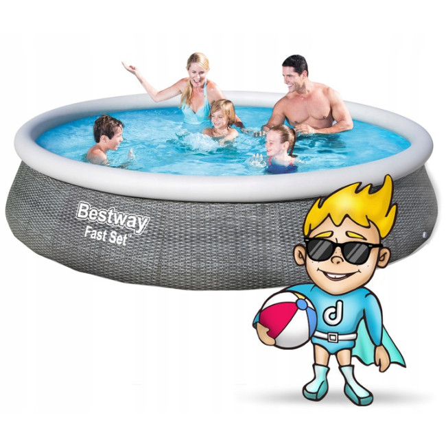 Басейн надувний 16в1 Bestway 57376, 396 см