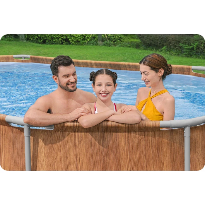 Басейн каркасний 13в1 Bestway 56719N 610 х 366 х 122 см