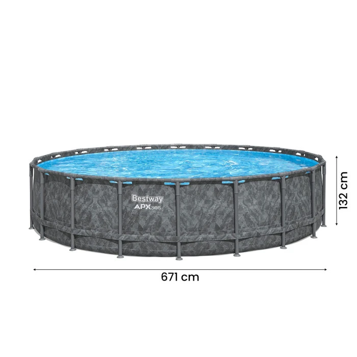 Бассейн каркасный 11в1 Bestway 561JZ 671 х 132 см