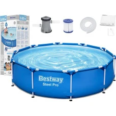Басейн каркасний 8в1 Bestway 56679 Steel Pro 305 см